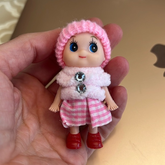 Elf mini toddler doll shelf pink toy dress gem - Picture 2 of 4